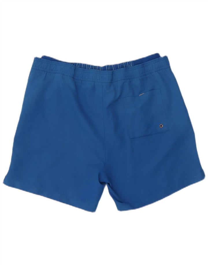 Pantaloncini da bagno da uomo Calvin Klein grandi blu in poliestere