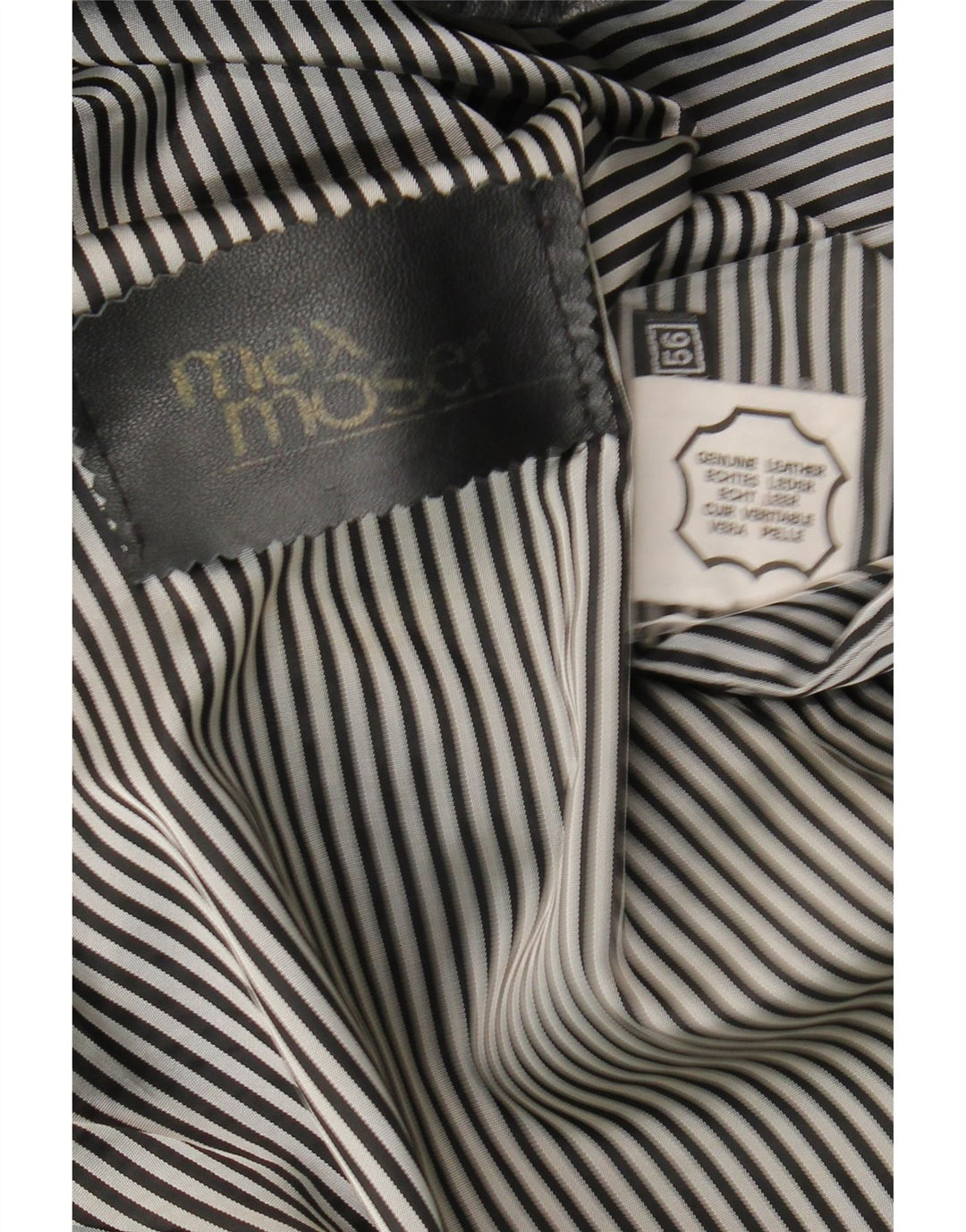 Giacca in pelle da donna Max Moser EU 56 6XL Pelle nera