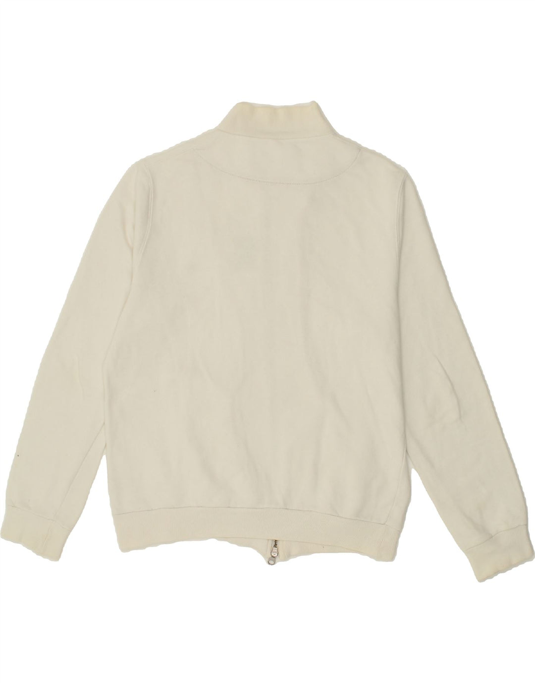 FAY Womens Tracksuit Top Jacket UK 14 Medium Off White Cotton Vintage Fay and Second-Hand Fay from Messina Hembry 