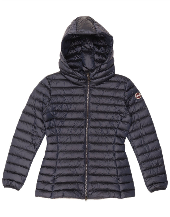 Giacca imbottita con cappuccio da donna Colmar UK 14 Medium Navy Blue