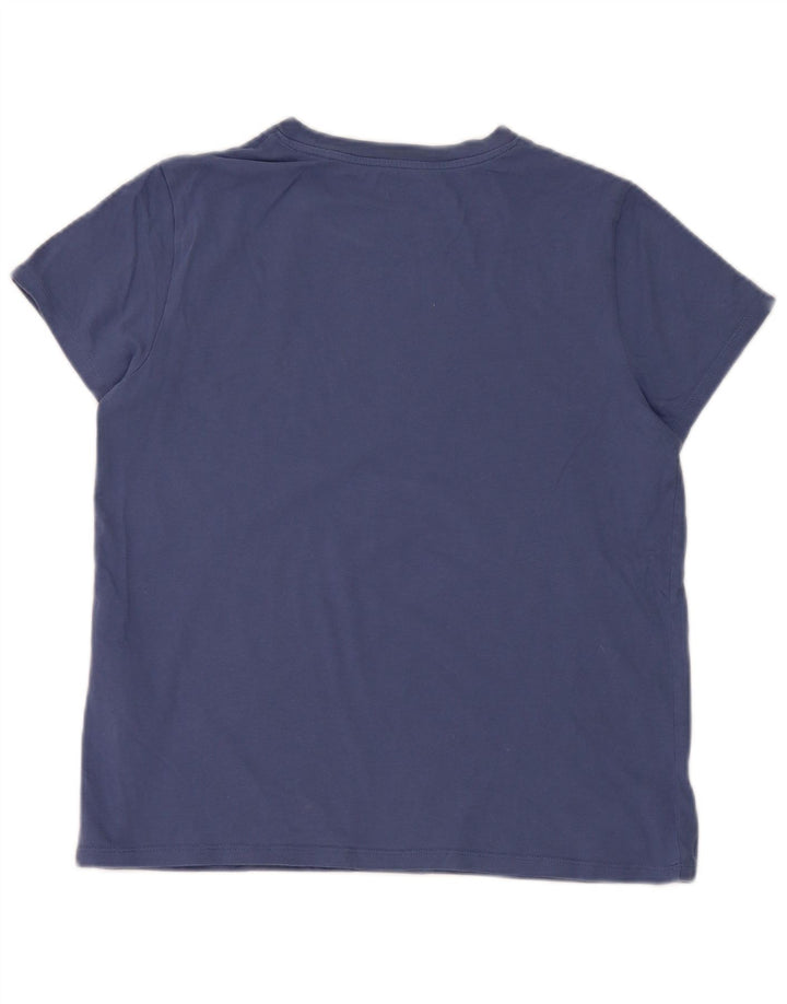 T-shirt grafica da donna Levi's Top UK 12 cotone blu medio