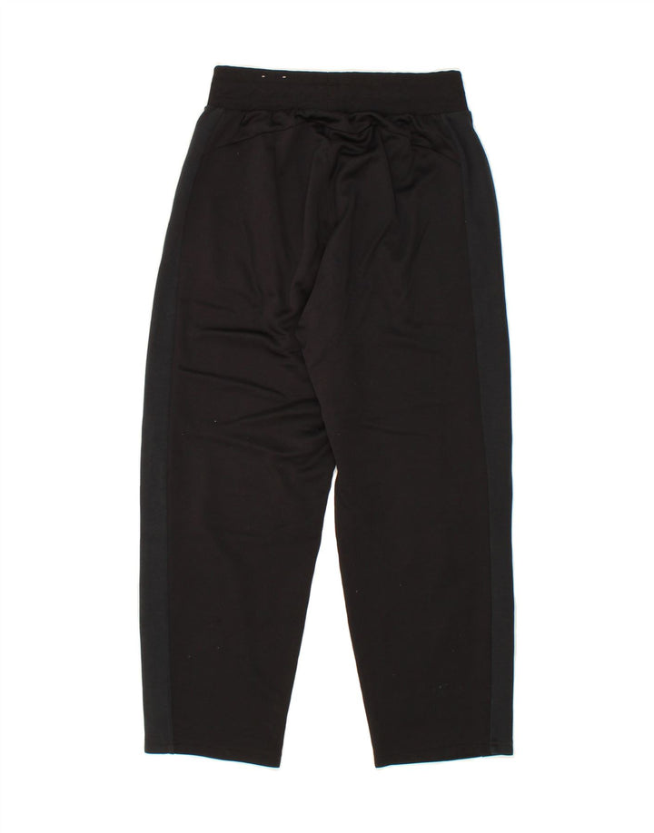 PUMA Womens Graphic Tracksuit Trousers UK 10 Small Black Colourblock Vintage Puma and Second-Hand Puma from Messina Hembry 