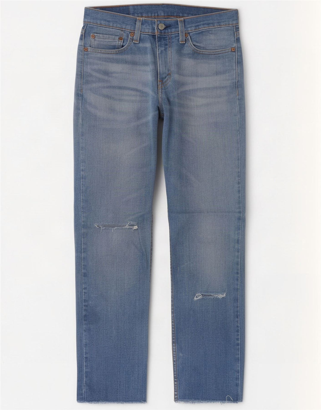 Jeans dritti effetto vissuto Levi's 514 da donna W28 L30 Blu