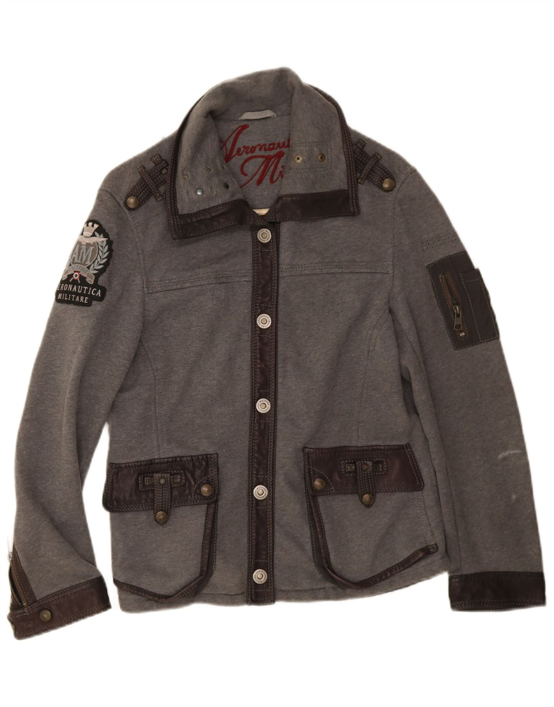 Giacca utility da donna Aeronautica Militare IT 44 Colorblock grigio medio