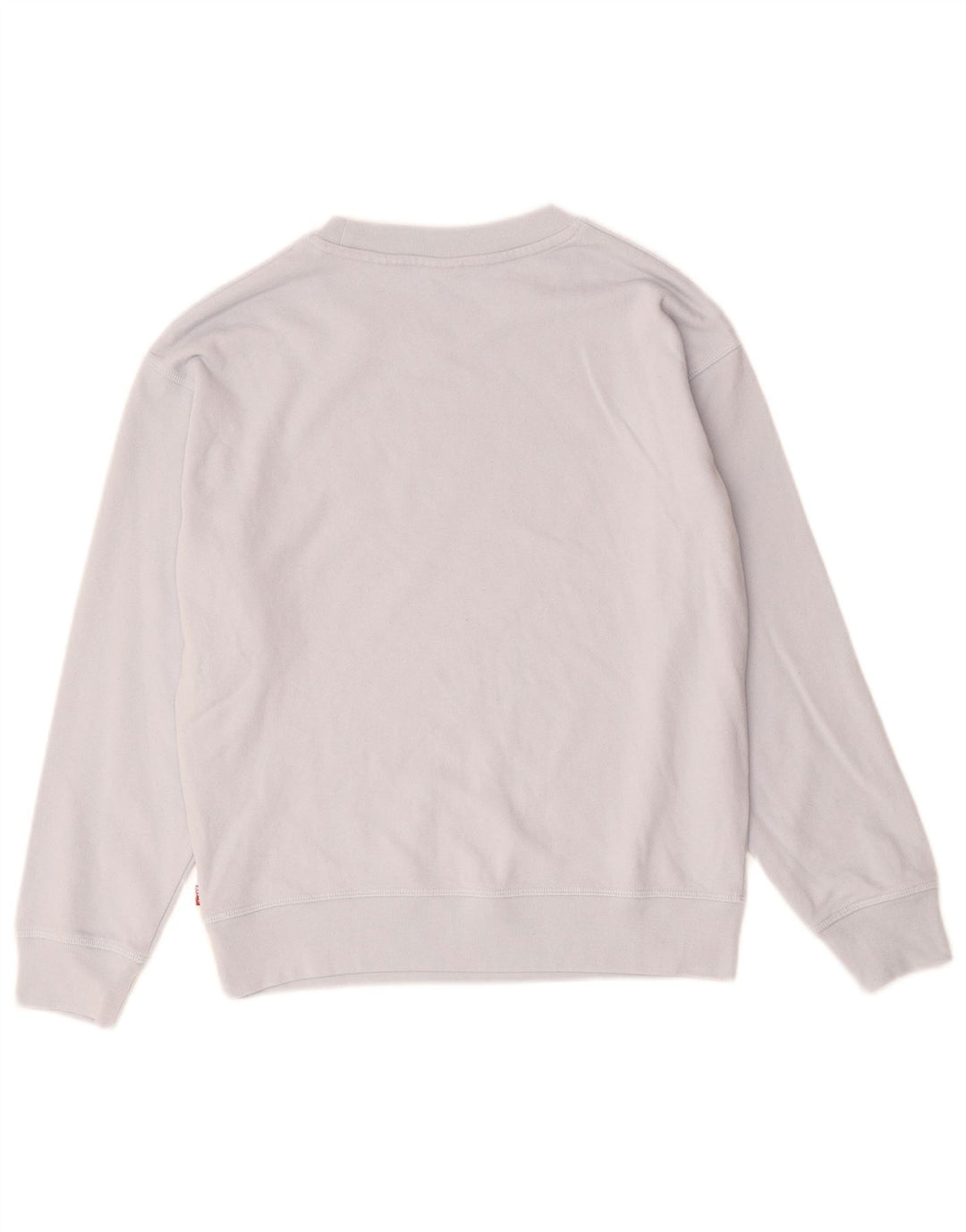 LEVI'S Felpa con grafica oversize da donna UK 6 XS Cotone blu
