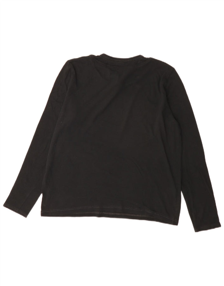Calvin Klein Jeans Top da uomo manica lunga IT 50 medio nero