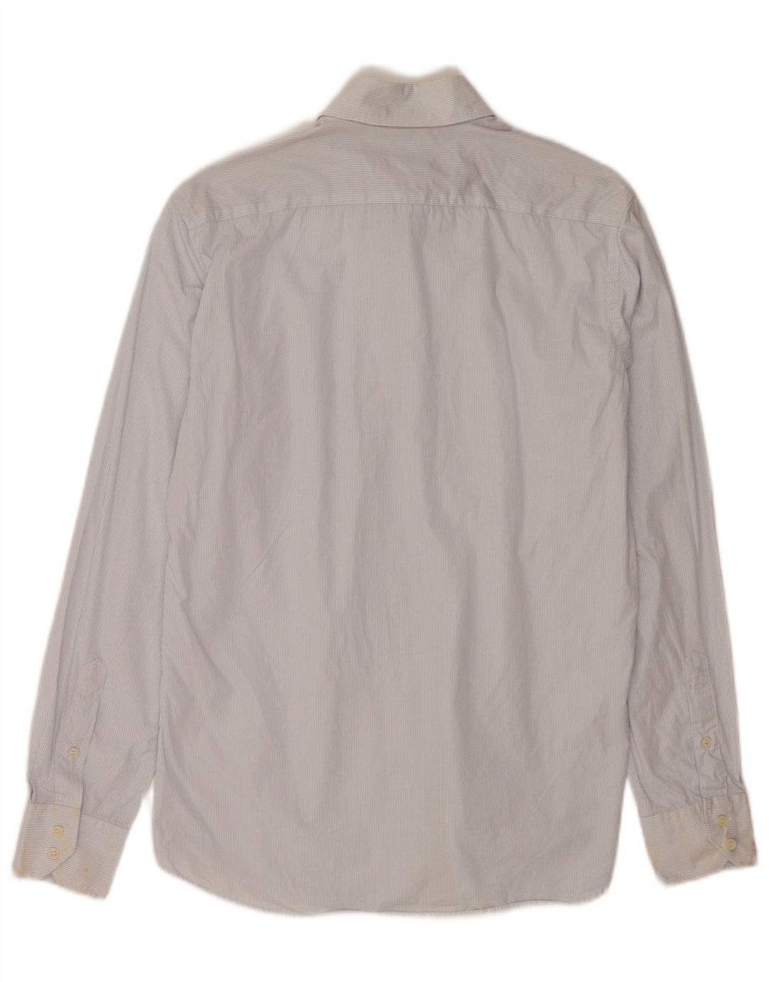 Camicia da uomo casual fit Massimo Dutti in cotone gessato blu medio