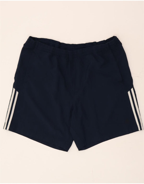 Pantaloncini sportivi Adidas Climacool da uomo XL in poliestere blu navy