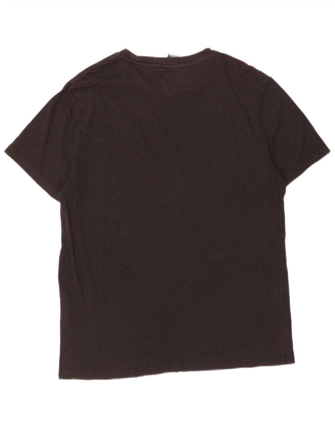 T-shirt da uomo Champion Top in cotone nero medio