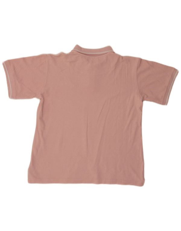 Polo Kappa Uomo Large Rosa In Cotone