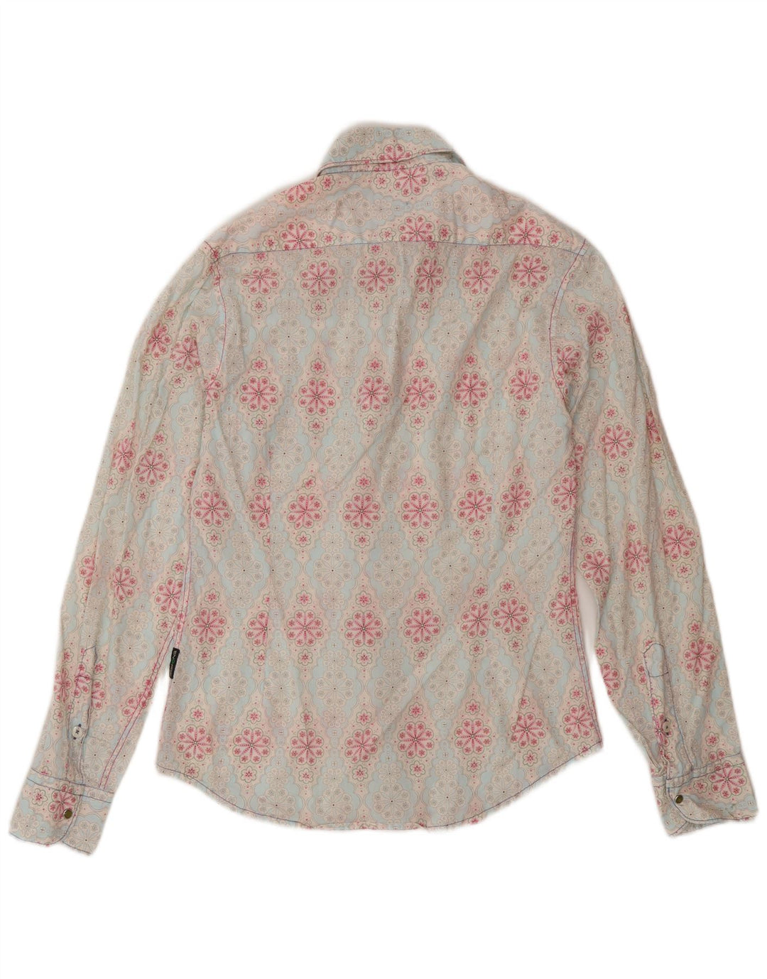 Camicia da uomo Energie piccola floreale blu