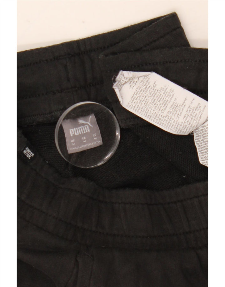 Pantaloni da tuta grafica da uomo Puma Joggers medio cotone nero