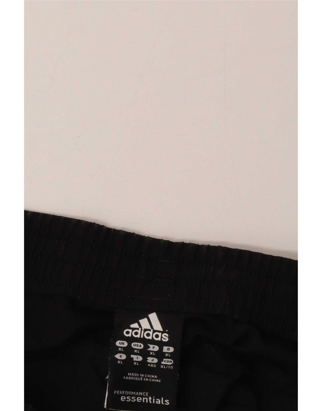 Pantaloni da tuta Adidas Climalite da uomo XL poliestere nero