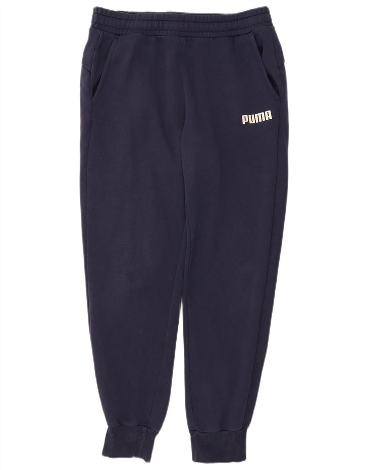 PUMA Womens Tracksuit Trousers Joggers UK 14 Medium  Navy Blue