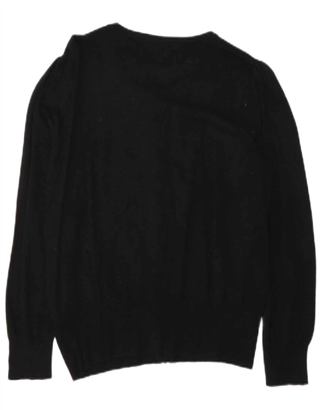 Maglione cardigan da donna Marks & Spencer UK 12 viscosa nera media