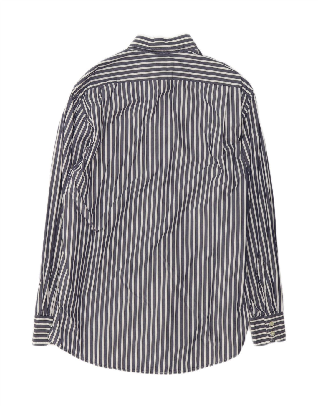 Camicia da uomo Lacoste taglia 41 cotone gessato medio blu navy