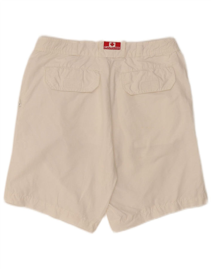 Pantaloncini chino da donna Canadiens IT 44 medi W30 cotone bianco
