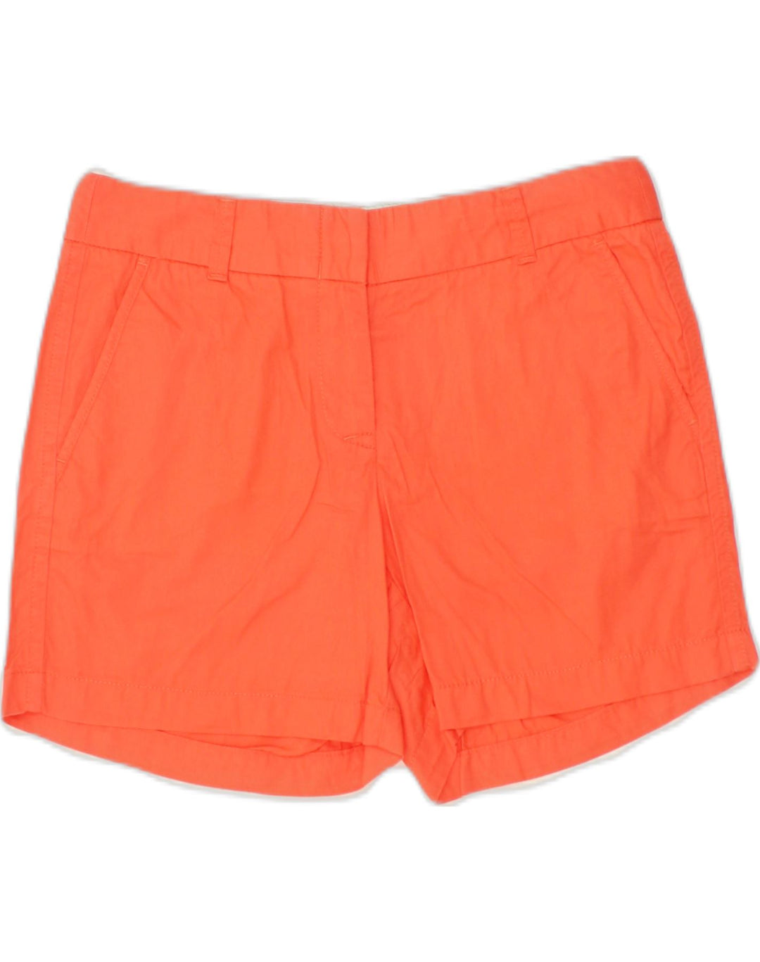 J. CREW Womens Chino Shorts US 4 Small W28 Orange Cotton | Vintage J. Crew | Thrift | Second-Hand J. Crew | Used Clothing | Messina Hembry 