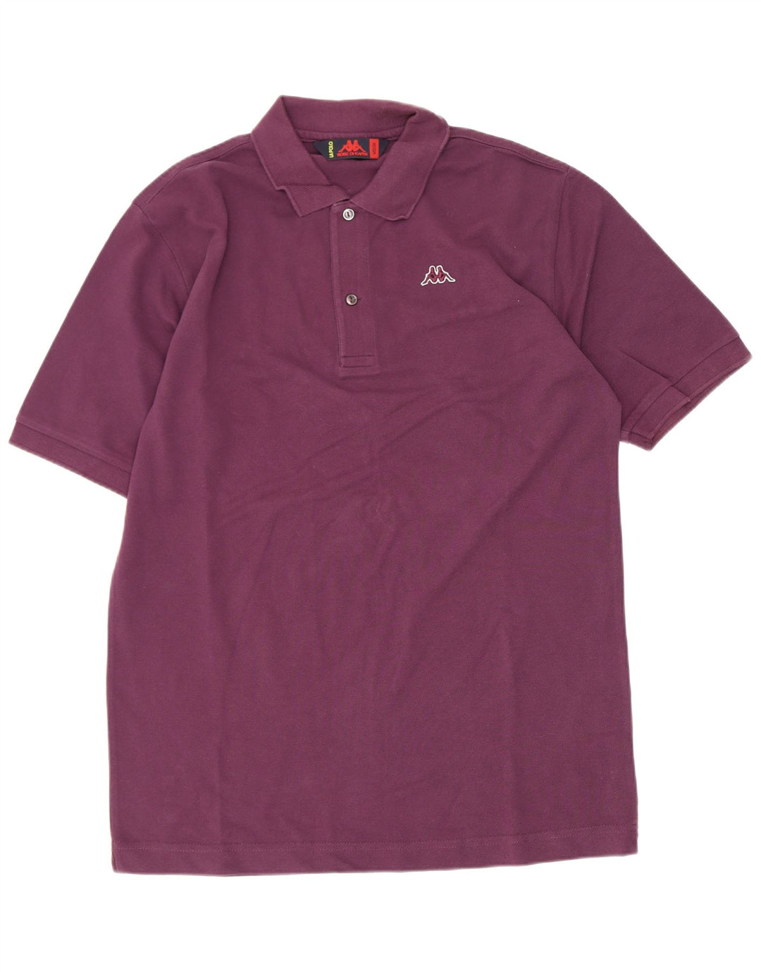 Polo Kappa da uomo in cotone marrone medio