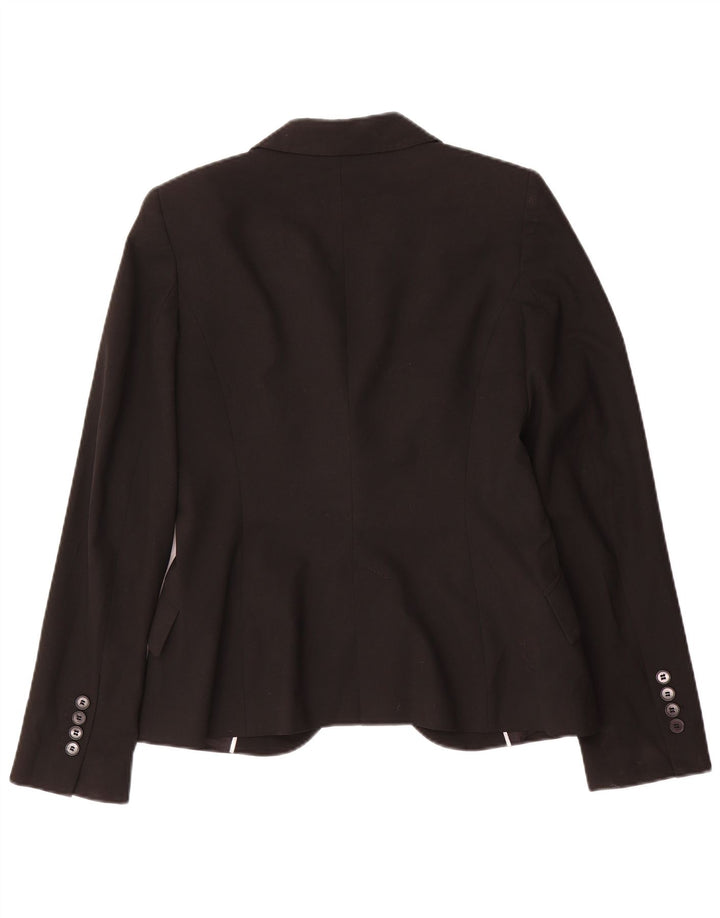 Giacca blazer a 1 bottone da donna Zara EU 38 piccola poliestere nero
