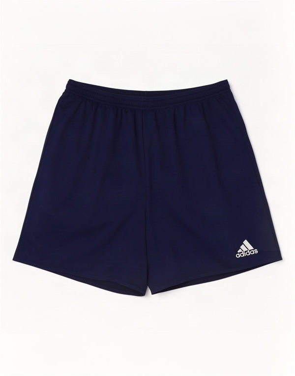 Pantaloncini sportivi Adidas Climalite da uomo XL in poliestere blu navy