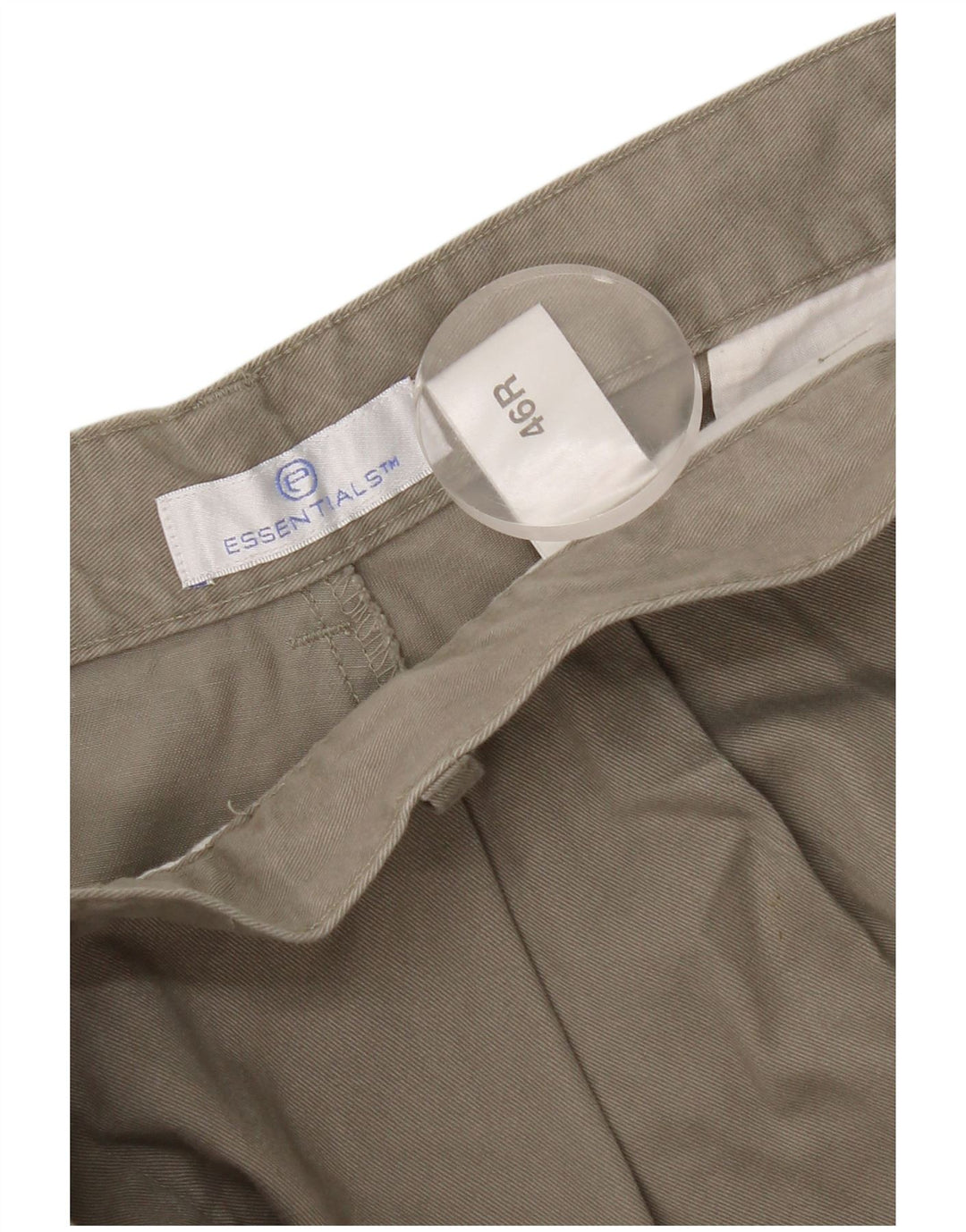 Pantaloni chino da uomo Essentials W46 L30 in cotone grigio