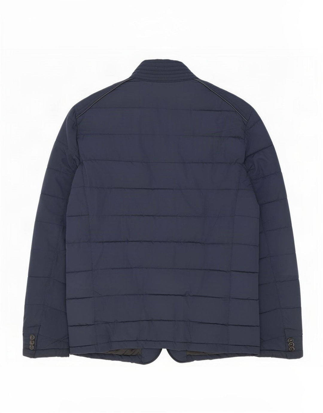 Giacca imbottita da uomo Zara UK 38 poliestere blu navy medio
