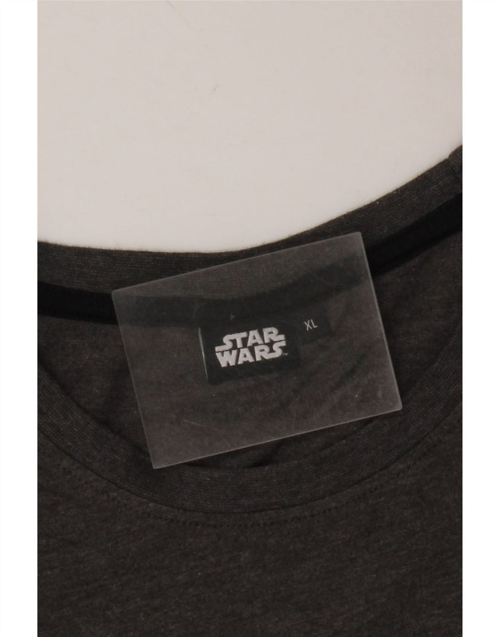 STAR WARS Mens Graphic T-Shirt Top XL Grey