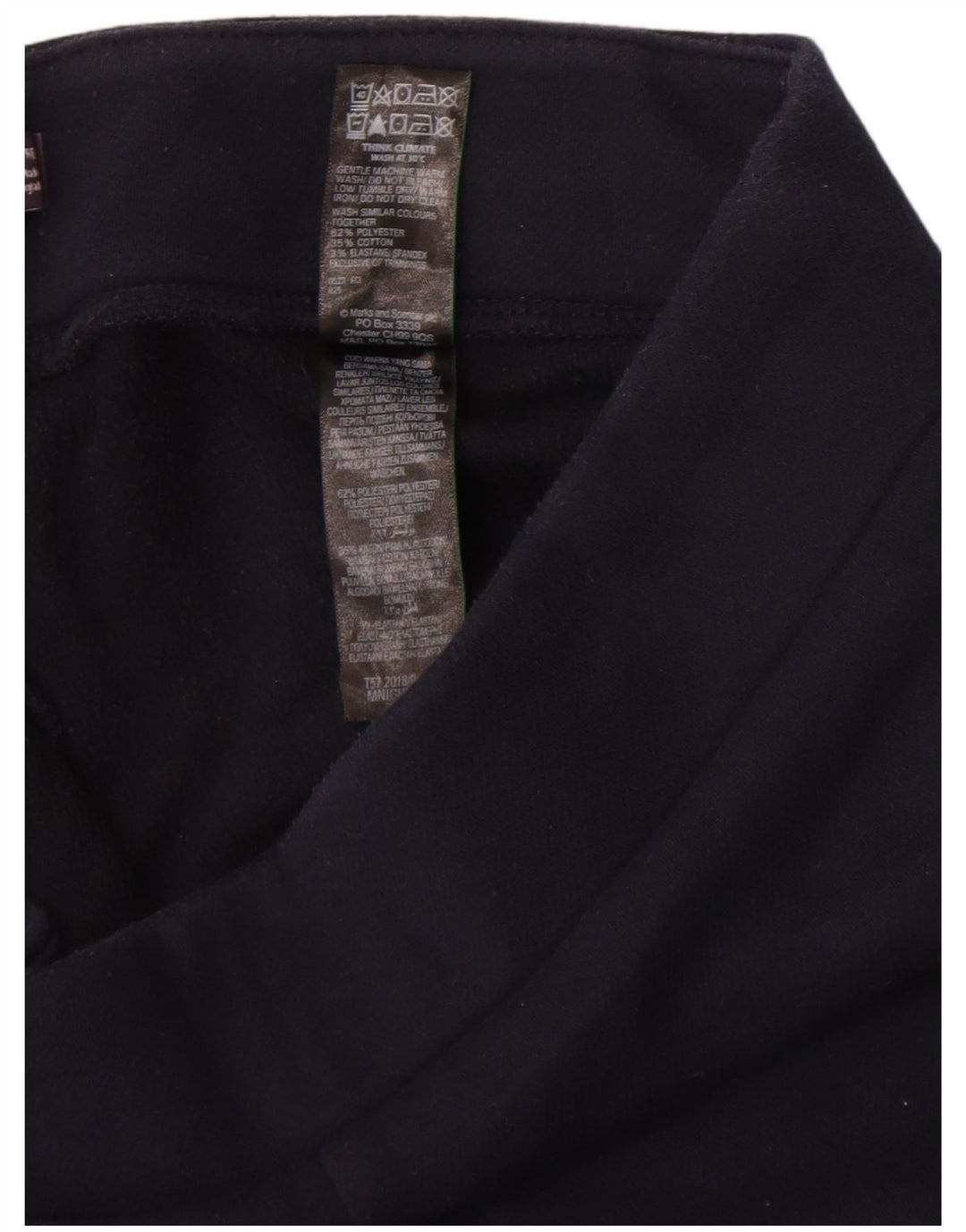 Leggings da donna Marks & Spencer UK 14 Large Poliestere blu navy