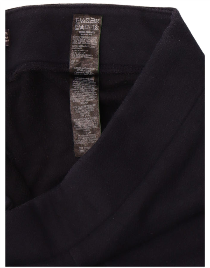 Leggings da donna Marks & Spencer UK 14 Large Poliestere blu navy
