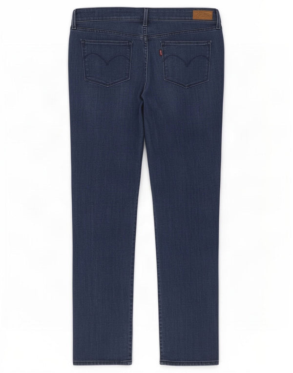 Jeans Levi's da donna slim leggermente curva vestibilità classica W31 L32 cotone blu