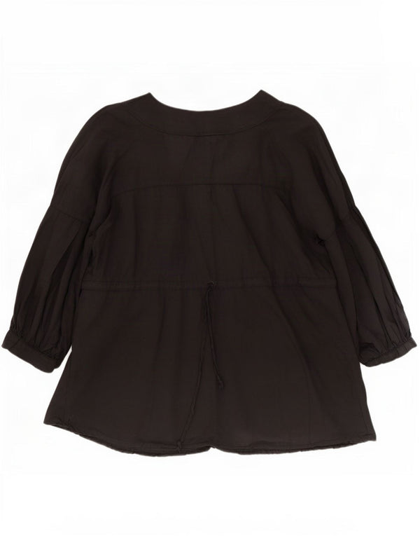 Camicetta da donna con maniche a 3/4 Benetton Top UK 14 medio nero