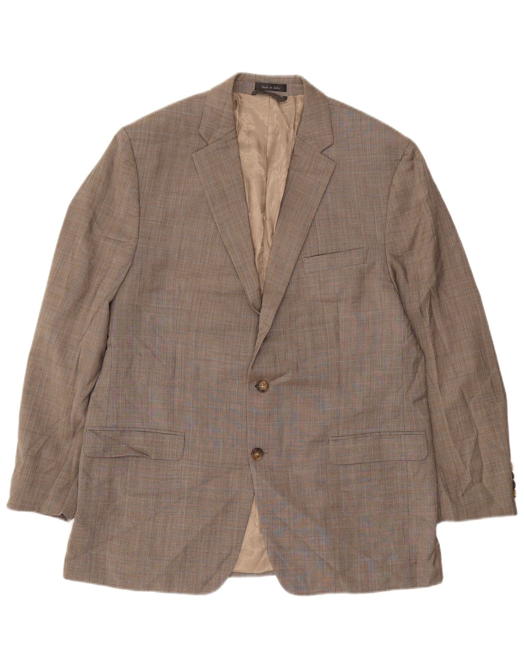 RALPH LAUREN Giacca blazer a 2 bottoni da uomo UK 40 quadri grigi grandi