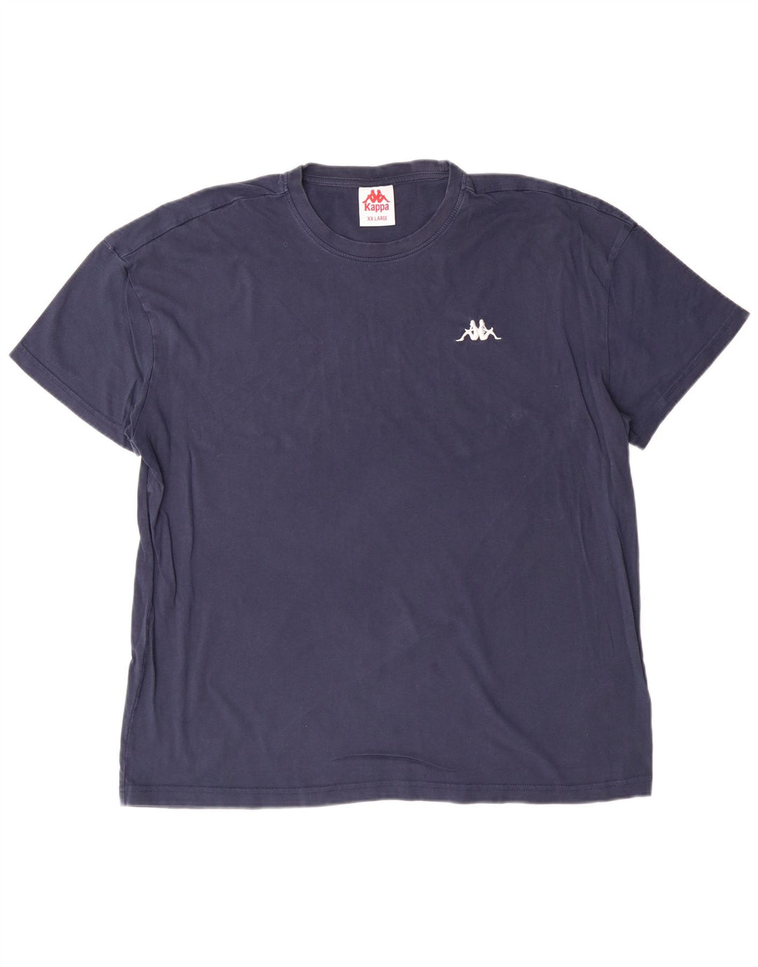 T-shirt da uomo Kappa Top 2XL Blu Navy in cotone