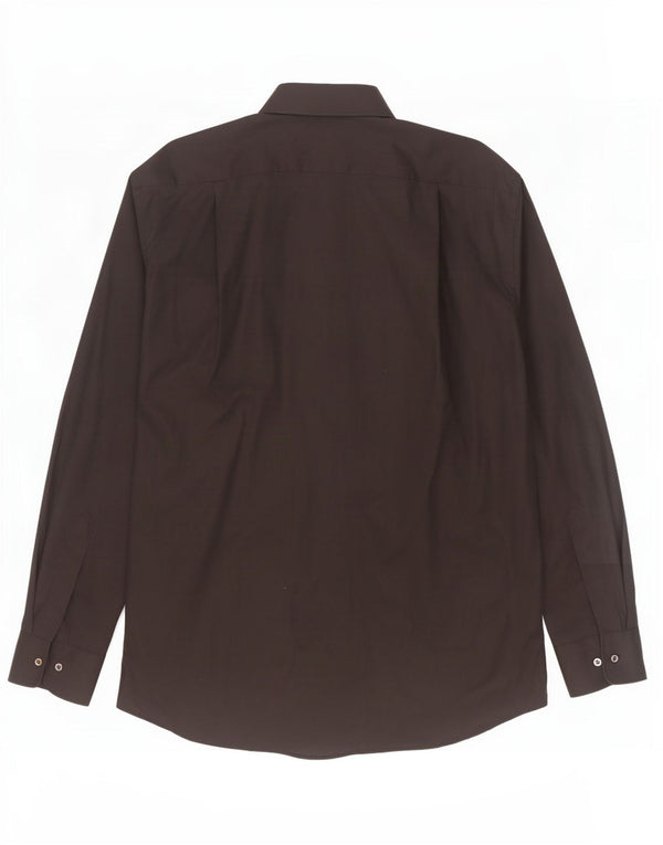 Camicia da uomo Hugo Boss taglia 44 17 1/2 XL cotone nero