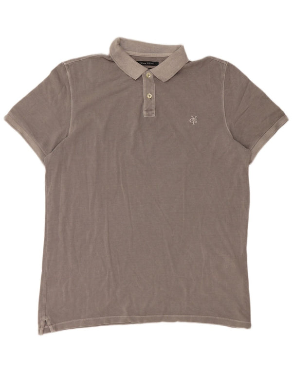 Polo Marc O'Polo da uomo vestibilità regolare XL in cotone grigio