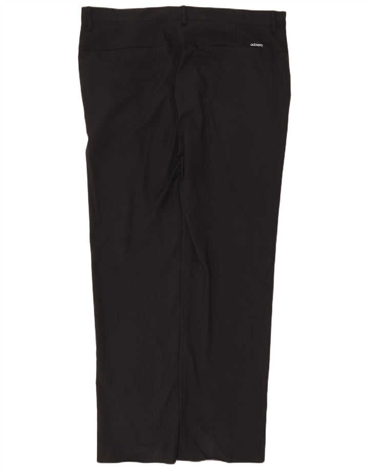 Pantaloni chino dritti ADIDAS Adizero da uomo W38 L34 poliestere nero