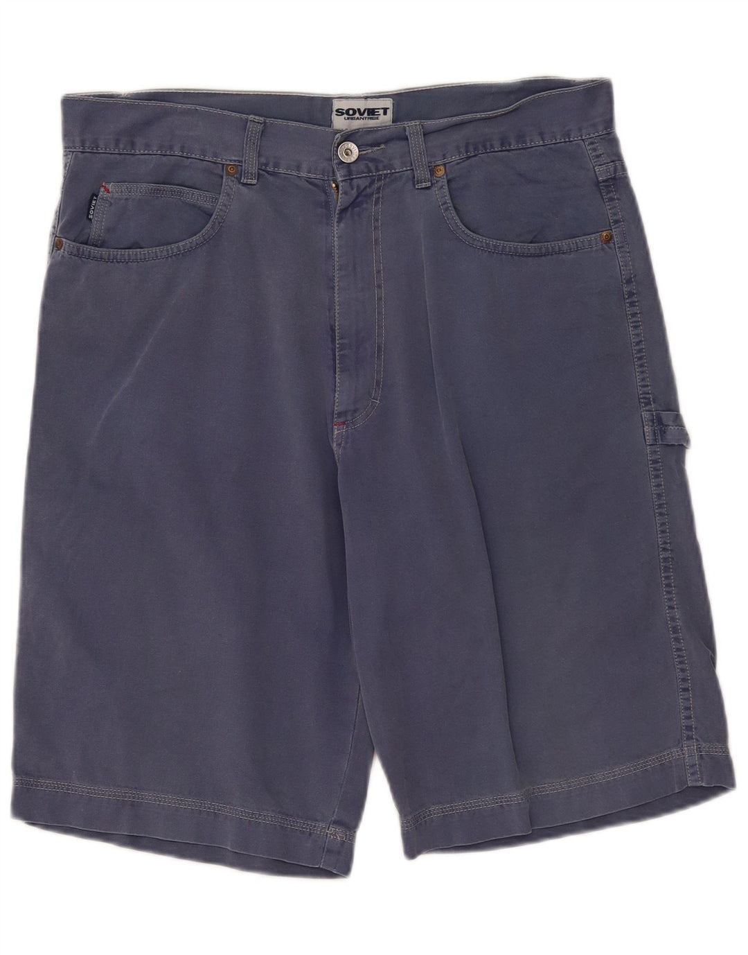 Pantaloncini cargo vintage da uomo W34 grandi blu navy