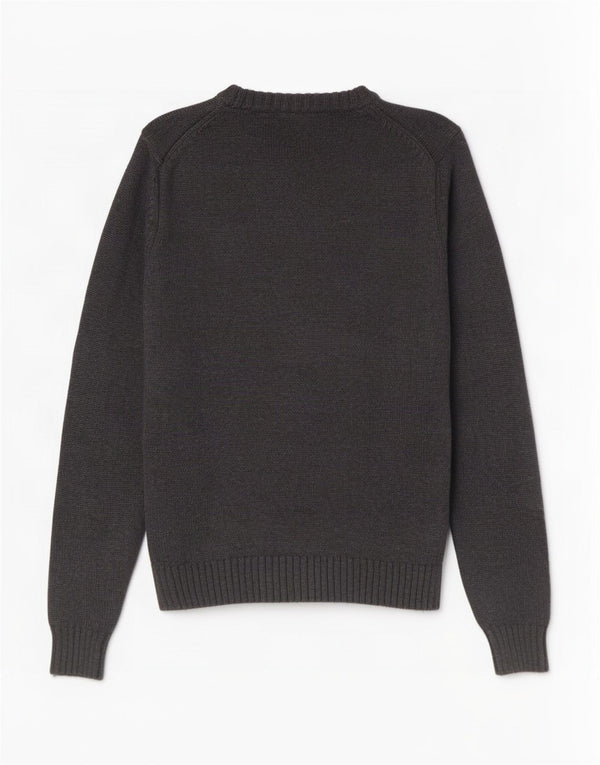 Maglione maglione con scollo a barca da uomo Calvin Klein XL in cotone grigio