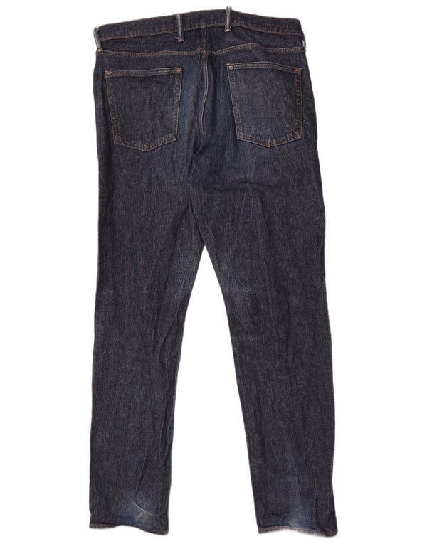Jeans dritti slim fit da uomo Gap W36 L34 cotone blu navy