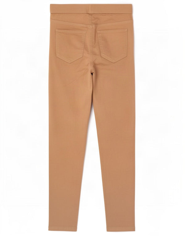 Jeans Jeggings da donna Marks & Spencer UK 10 Small W27 L28 Cotone beige