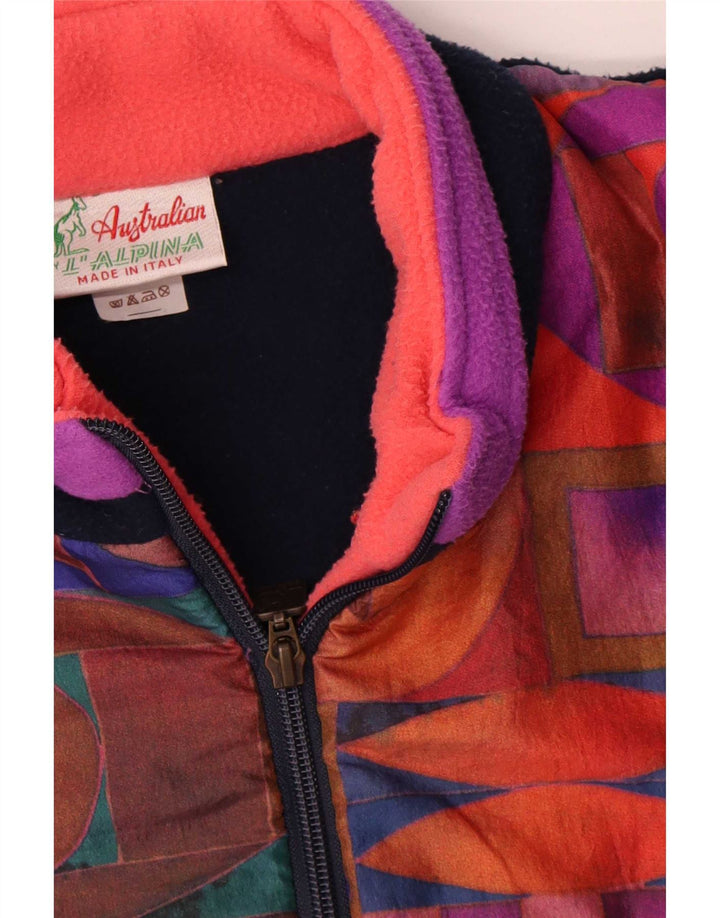 Giacca in pile da donna AUSTRALIAN L'ALPINA IT 54 2XL Multicolore geometrico