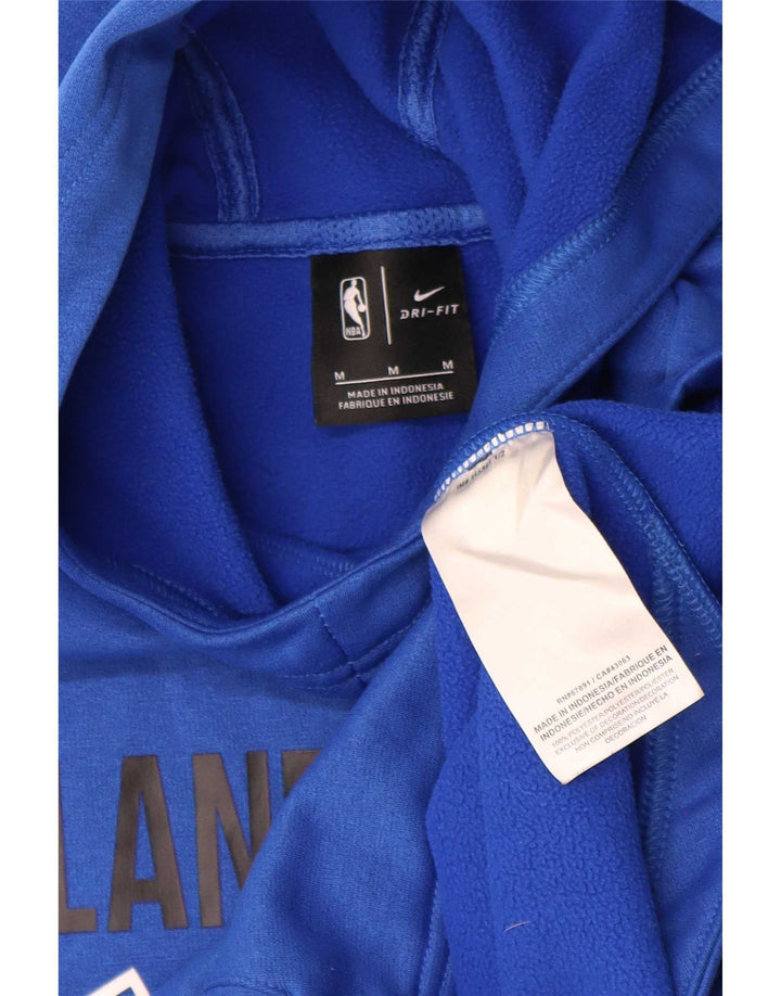 Felpa con cappuccio grafica Nike Dri Fit da ragazzo, 10-11 anni, poliestere blu medio
