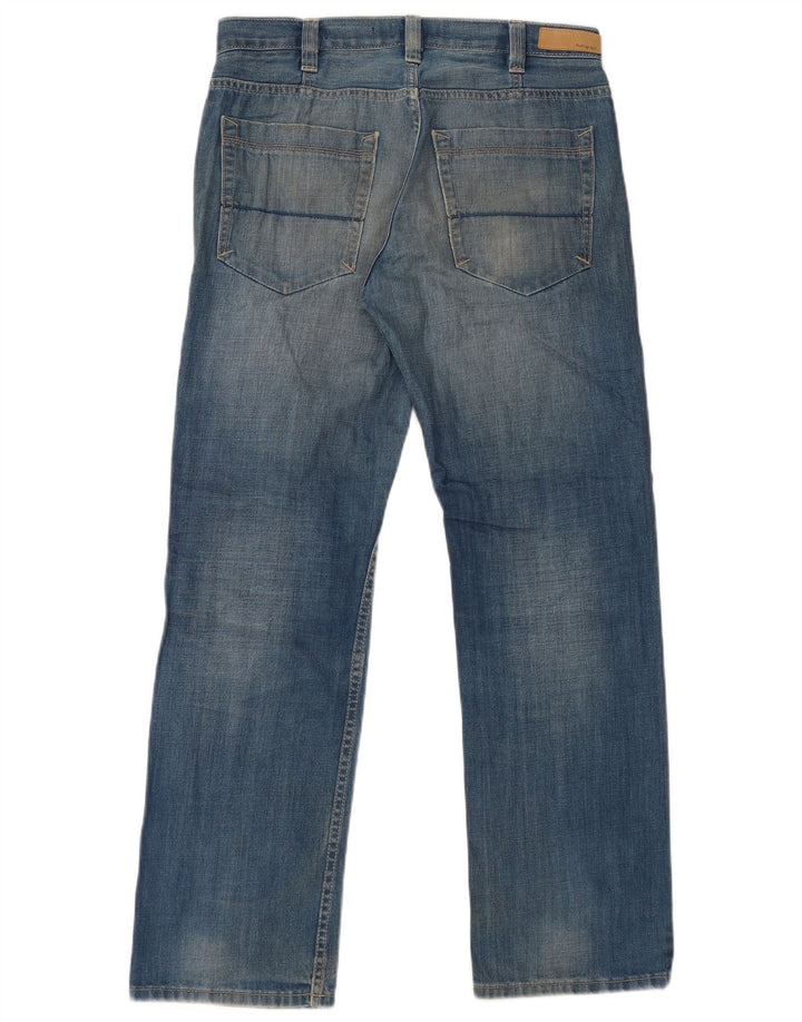 Jeans dritti autografi da uomo Marks & Spencer W32 L31 cotone blu