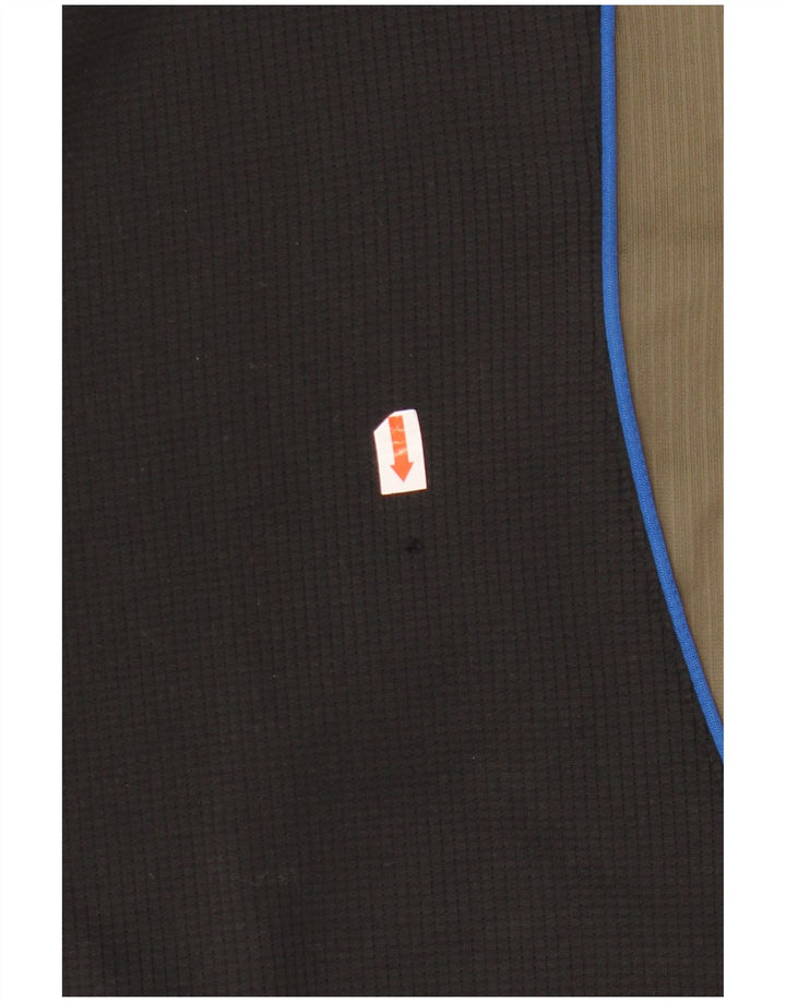 Polo ADIDAS da uomo neozelandese UK 44/46 Large Black Colourblock