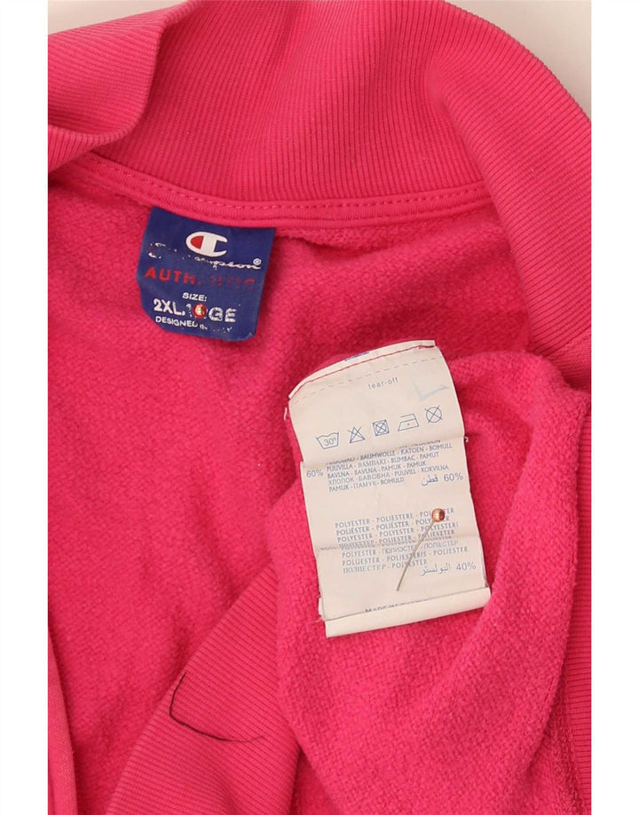 Giacca da tuta da uomo Champion 2XL cotone rosa
