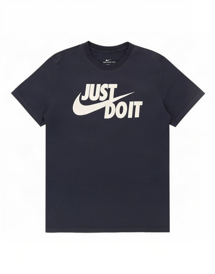 T-shirt grafica da uomo Nike Top medio blu navy