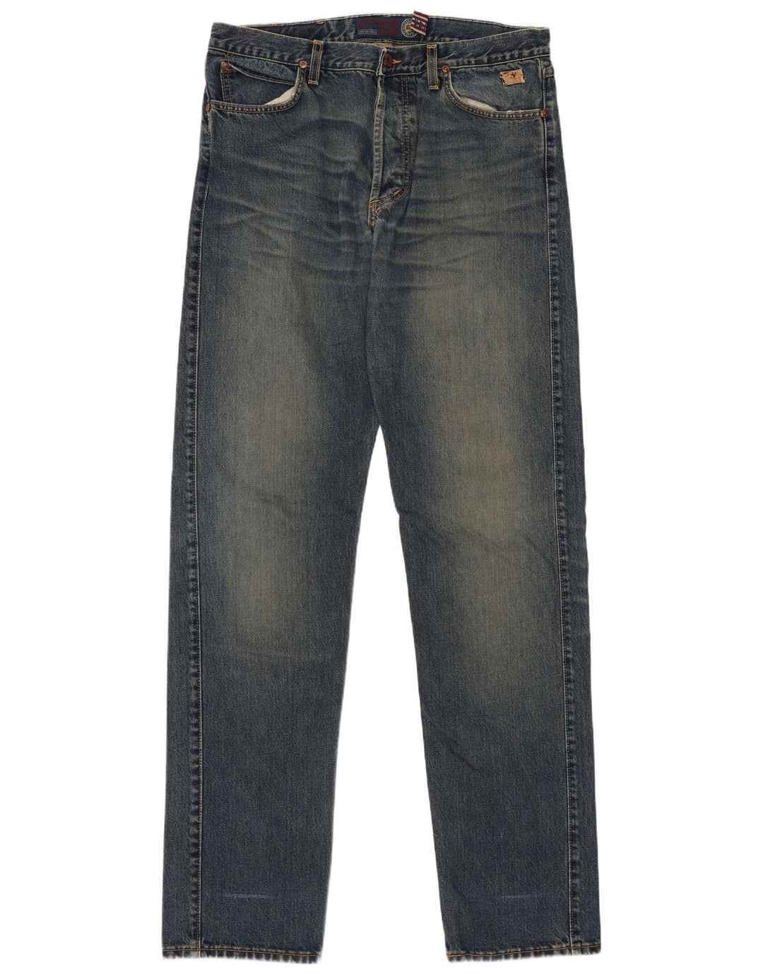 Jeans dritti da uomo Roy Rogers W36 L36 cotone blu