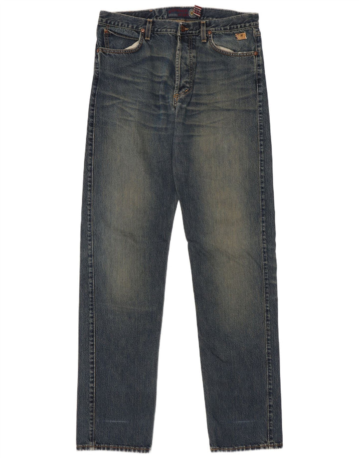 Jeans dritti da uomo Roy Rogers W36 L36 cotone blu