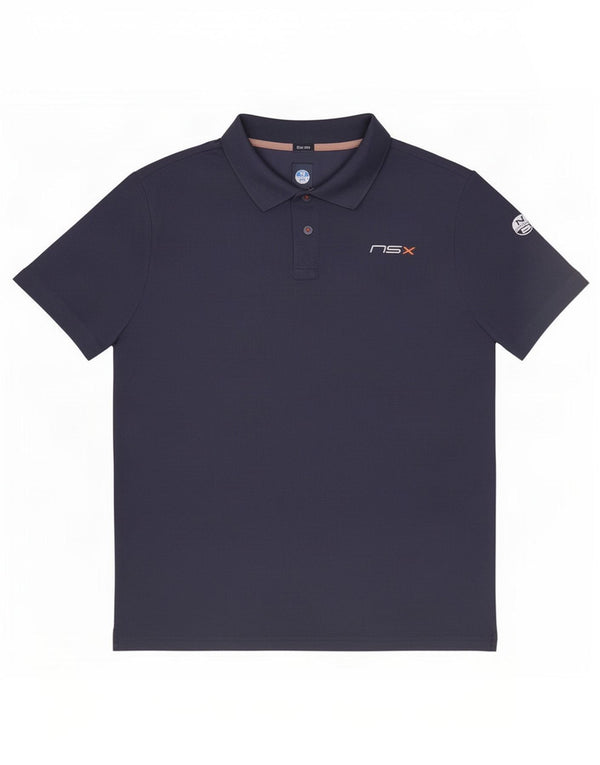 Polo da uomo North Sails XL blu navy in poliammide